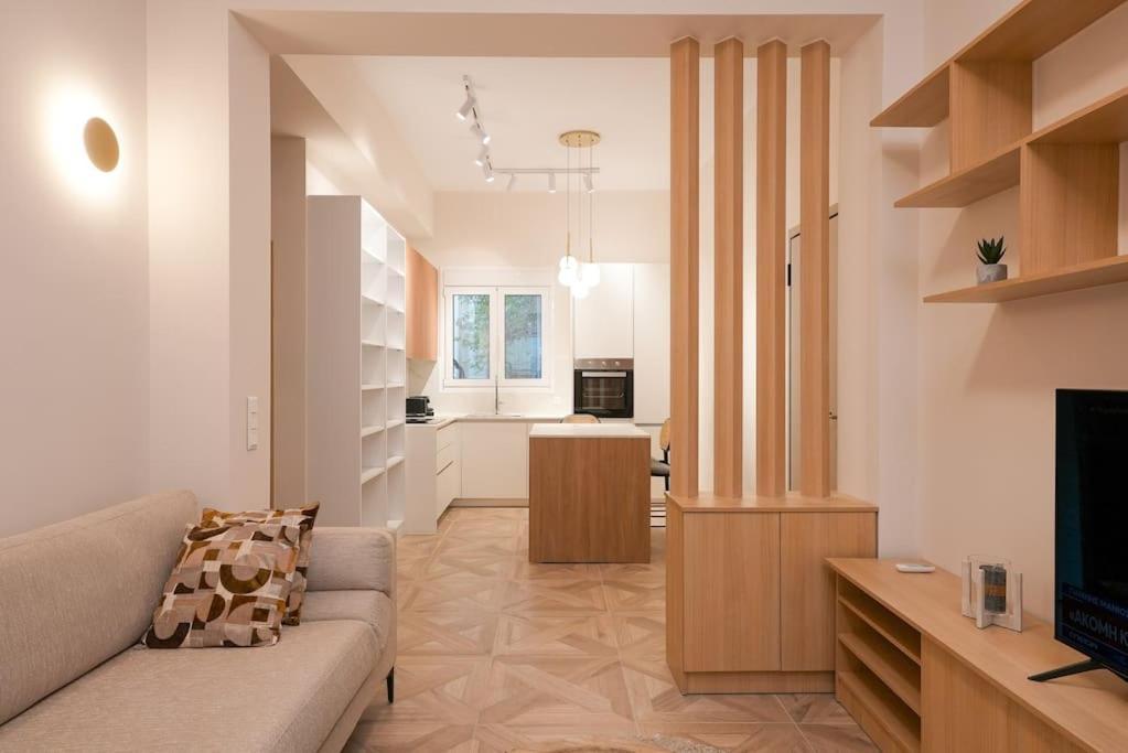 Apartamento The Downtown Oasis 4' To Panormou Metro Station Atenas Exterior foto